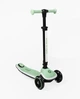 Самокат трехколесный Best Scooter Kick`n`roll X2-002 колеса PU со светом складной руль подсветка платформы. Black and Green (195001) - изображение 1