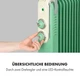Масляний радіатор KLARSTEIN Thermaxx Retroheat 2500 W (10035081) - зображення 5