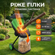Садовый измельчитель Dozer E-01 2400Вт для веток листьев шредер для компоста 45мм мульча утилизатор 2 ножа 50л - изображение 3