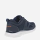 Buty sportowe męskie skórzane Skechers 52635 NVOR 41 Granatowe (199025530569) - obraz 4