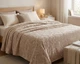 Простынь махровая жаккардовая Parisa Home Premium 200х220 плотность 470 г/м2 пудра - изображение 1