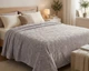 Простынь махровая жаккардовая Parisa Home Premium 200х220 плотность 470 г/м2 серая - изображение 1