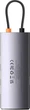 USB-хаб USB Type-C Baseus Metal Gleam Multi-functional 4-in-1 (PD, USB) (WKWG070013) Gray - изображение 3