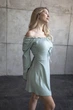 Платье женское однотонное мятного цвета Fashion размер 46-48 (215284) - изображение 3