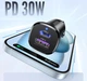 Авто зарядний пристрій UGREEN Car Charger EC305 30W USB-C, USB-A Gray (25845) - зображення 2