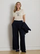 Футболка хлопковая длинная женская Ralph Lauren 241867156 S Молочная (1159862980) - изображение 4