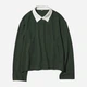 Поло женское Uniqlo 750936207 M Зеленое (1159863091) - изображение 4