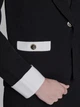Пиджак классический короткий женский Karl Lagerfeld 279700541 XL Черный (1159863114) - изображение 6