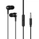 Навушники Borofone BM36 Acura Universal earphones with mic, Black - зображення 1