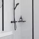 Полка (полочка) угловая для ванной Hansgrohe Addstoris 41741670 черный матовый - изображение 5