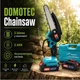 Аккумуляторная беспроводная цепная пила Domotec - изображение 1