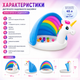 Детский надувной бассейн Intex 57113-3 «Единорог» с навесом - изображение 6
