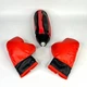 Детская боксерская груша на стойке с перчатками Punching Ball Set, набор для бокса с пружиной, насосом и регулируемой высотой для дома и улицы, спортивный тренажер для детей Красный/черный - изображение 8