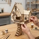 Детский конструктор деревянный дом 3D на дереве детей и взрослых, конструктор из дерева лазерная вырезка 19.5×12×4 см - изображение 2