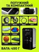 Авто компресор бездротовий портативний 5в1 з функцією Powerbank 6000 mAh 10.3 Bar автомобільний насос для коліс машини шин - зображення 8