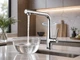 Кухонний змішувач Faucet CR-8428 з висувною лійкою та поворотом 360°. Змішувач для кухні з аератором хром. - зображення 10