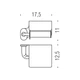 Тримач туалетного паперу Colombo Design Bart B2291 (3504) 9945 - изображение 2