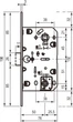 Механізм WC Mediana Evolution AGB B011025012 антична латунь WC 96мм (25212) 5340 - изображение 2