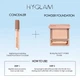 Пудрое тональное основание Natasha Denona HY-GLAM POWDER FOUNDATION, Р2, 12.5 g - изображение 6