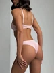 Прозрачный комплект с бантиком Sweet Pink (арт. PA1004) - XL - Рожевий - изображение 3