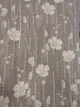 Полотенце муслиновое банное Malloory Home Цветы 70*140 см Коричневое - изображение 5