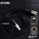 Микрофонный кабель Aiken XLR штекер — XLR гнездо 2 м - изображение 2