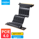 Подовжувач відеокарти LinkStone PCIe 4.0, 20 см, кабель-адаптер, сумісний з подовжувачем PCIe 3.0 X16, вертикальне встановлення, підходить для комп'ютерних відеокарт, вертикальне встановлення, універсальний, без втрат - зображення 9