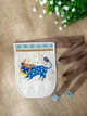 Ладунка (сумка-кишенька, гаман) з вишивкою, авторська (Синій бик М.Примаченко) - изображение 1