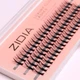 Вії накладні пучкові Zidia Cluster Lashes 16D KIM C 0.10 (3 лєнти, розмір 11 мм) - зображення 2