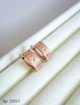Серьги женские вышиванки с камнем серебренные (925 проба) позолота длина 15мм - изображение 2