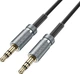 Аудіокабель Hoco UPA31 3.5 мм male to 3.5 мм male, TPU, 3 м Black (6942007631235) - зображення 1