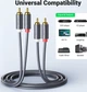 Аудіокабель Ugreen AV104, 2RCA Male to 2RCA Male, ABS, 5 м Black (UGR-10520) - зображення 4