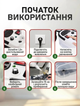 Ручний універсальний пароочисник Steam Cleaner 2500 Вт (1.2 л) — Побутовий парогенератор для прибирання та дезінфекції з 3 насадками, Білий - изображение 3
