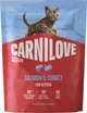 Сухой корм для котят Carnilove Active Salmon & Turkey Kitten лосось и индейка 400 г (8595602581474) - изображение 1
