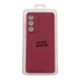 Чохол Premium Silicone Cover Full Camera (A) для Samsung Galaxy S23+ 5G (S916) 42.Maroon - зображення 5