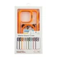 Чохол Premium TPU+PC+Metal Stand Case with MagSafe and Camera Lenses для iPhone 14 Pro Orange - изображение 5