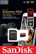 Карта памяти SanDisk Extreme Pro microSD 128GB + SD-adapt - изображение 2