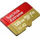Карта памяти SanDisk Extreme microSD 128GB+SD-adapt. - изображение 2