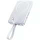 Портативний акумулятор з бездротовою зарядкою Baseus EnerFill FM11 10000mAh 30W White (E0028905) - зображення 1