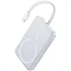 Портативний акумулятор з бездротовою зарядкою Baseus EnerFill FM11 10000mAh 30W White (E0028905) - зображення 3