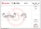 Скоба, супорт гальма BREMBO F BK 010 Mercedes Sprinter, Vito; Volkswagen Crafter A0004207515 - изображение 2