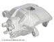 Гальмівний дисковий супорт BLUE PRINT ADBP450211 Jeep Patriot, Compass; Dodge Caliber; Mitsubishi Outlander, ASX, Lancer; Chrysler 200; Citroen C4 05191238AA, 1607499780, 4605A258 - изображение 2