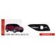 Накладка дод. фари Honda CR-V/2012-14/HD-532-1-L/Ліва - зображення 1