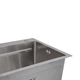 Мойка для кухни интегрированная Lidz Handmade H7545 Brushed Steel 3,0/1,0 мм LDH7545BRU49457 - изображение 7
