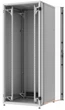 Шафа ZPAS 19", 42U, SZB IT, передні скляні двері, 800x600 мм, максимально 1500кг, чорна - зображення 2