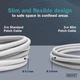 Патч-корд DIGITUS CAT 6a F-FTP Slim, 1 м, AWG 32/7, Cu, LSZH, сірий - изображение 3