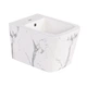 Біде підвісне Qtap Tern 520x350x330 мм, Marble QT17551303GMR - зображення 1