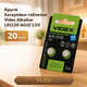 Батарейки таблетки Videx Alkaline LR1130 AG10 1.5V круглые набор 10 упаковок по 2 шт - изображение 1