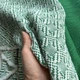 Тканина Костюмний шерстяний твід зелений з білим 100/140см Біла - зображення 5