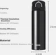 Термокружка Thermos 500 мл (TCOK CBK) - изображение 2